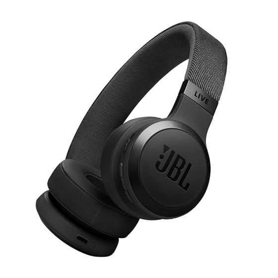 JBL On-Ear Headphones Live 670NC Noise Cancelling Wireless in Black