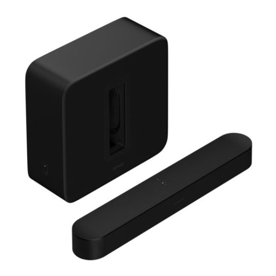 Premium Entertainment Set with Beam Gen 2 & Sub 4 - Black