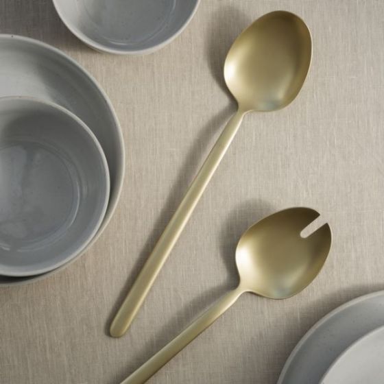 STELLA Salad Servers - PVD Coated Stainless Steel