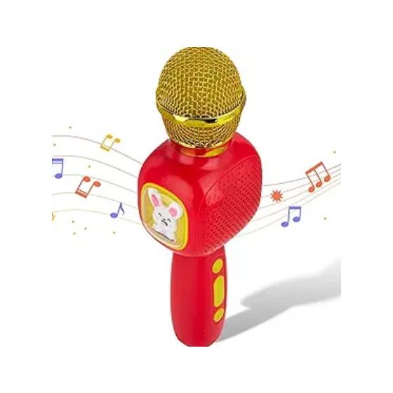 MP1 Kids Bluetooth Karaoke Toy Microphone-Red