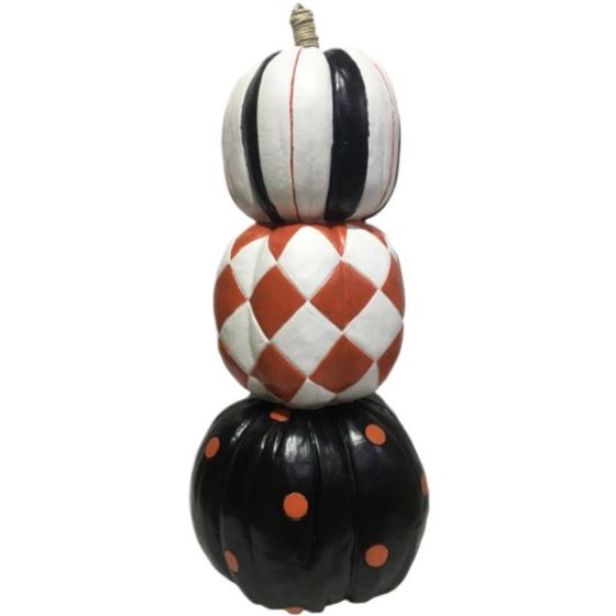 30.5-in. Halloween Stacked Pumpkin Trio Decoration