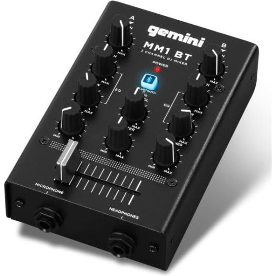 2-Channel BT Pocket-Sized DJ Mixer