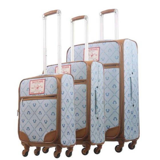 Soft Sided Spinner Luggage Set Size 3 Pieces