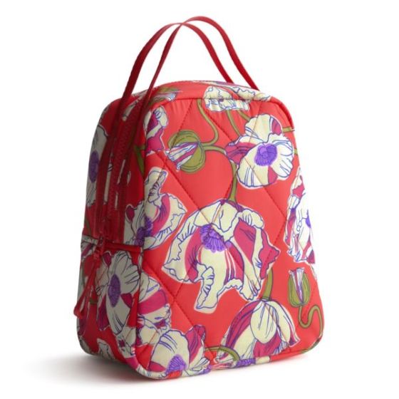 Lunch Bag-Swirling Poppies-Featherweight