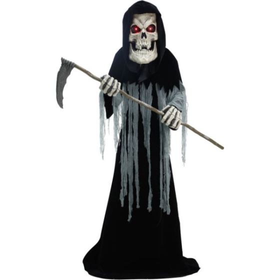 8.5-Ft. Tall Motion-Activated Ginormous Reaper, Premium Talking Halloween Animatronic