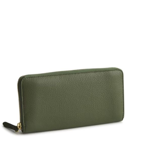 Continental Wallet-Bronze Green-Leather