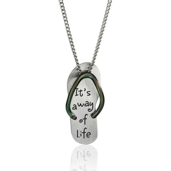 Joyful Sentiments It's a Way of Life Pendant Necklace