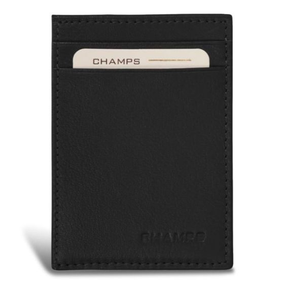 Onyx Leather Mag Hybrid Card Holder Size 2.75