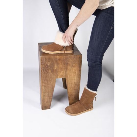 Womens Trixie Boot-Chestnut-5