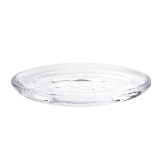 Droplet Soap Dish Clear