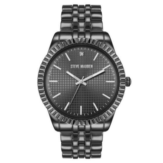Men's Analog Bracelet Watch - Gunmetal