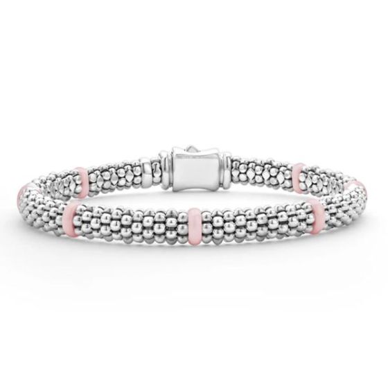 Ceramic Station Caviar Bracelet Size 6.25