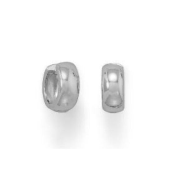Sterling silver huggies