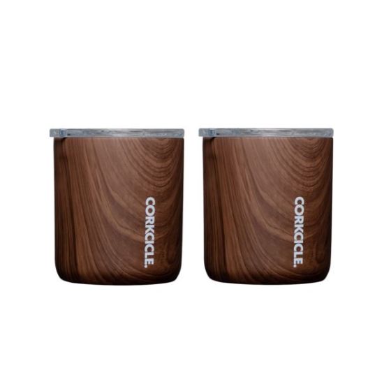12oz Buzz Cup - Walnut Wood, 2 Pack