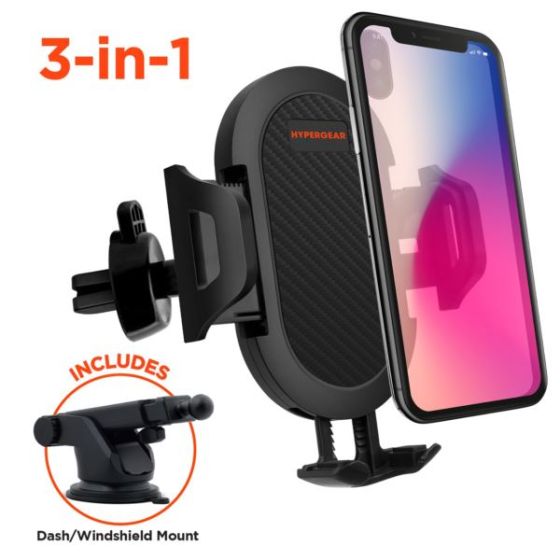 HyperGear 3-in-1 Phone Mount Kit