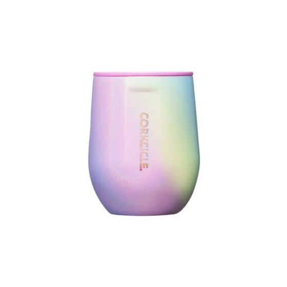 12oz Stemless - Rainbow Unicorn