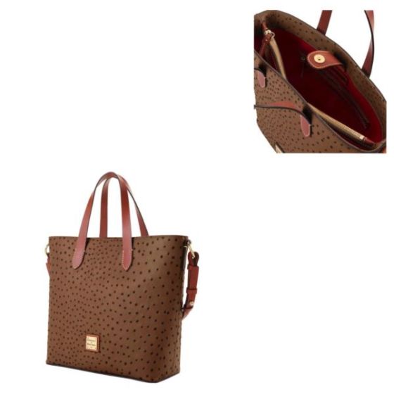 Ostrich Liliana with Pouch