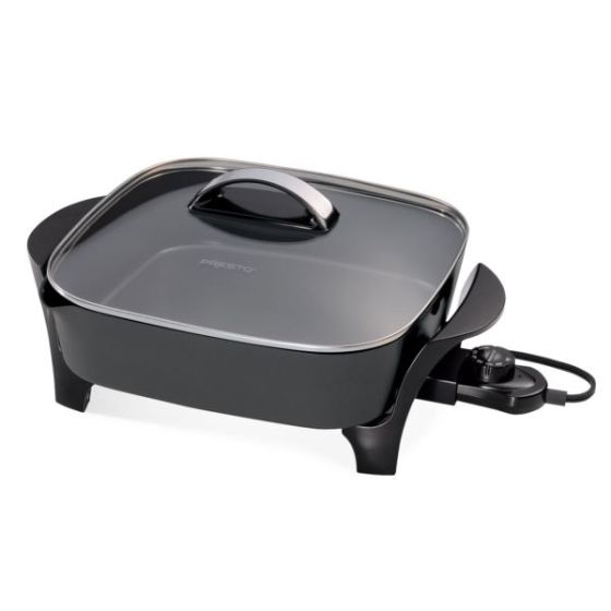 12-inch Electric Skillet with glass cover