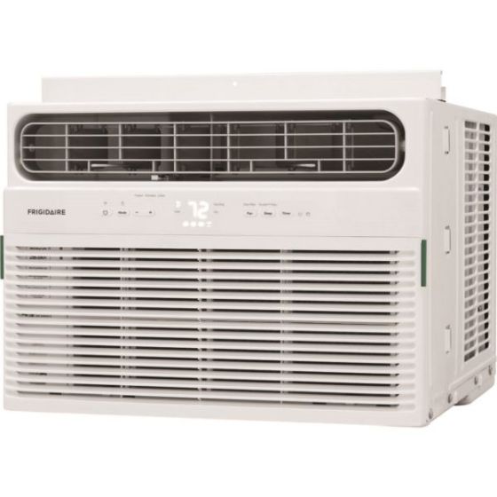 12,000 BTU Smart Window Air Conditioner with Wi-Fi and Remote in White