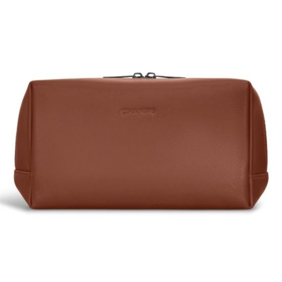 Onyx Leather Toiletry Bag Size 8.5