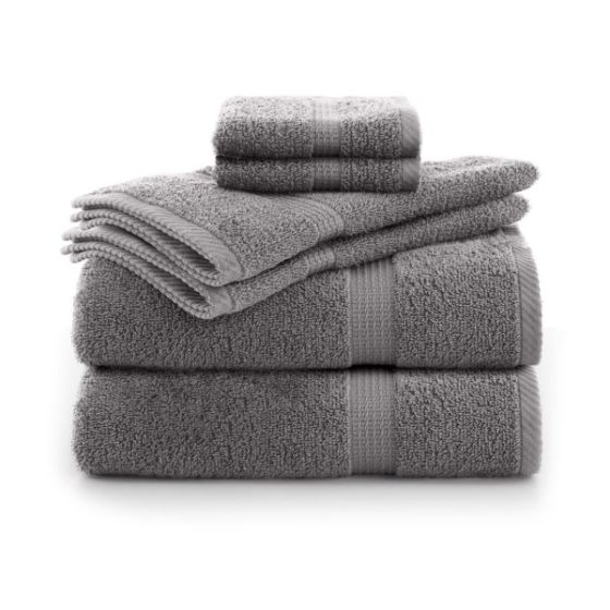 Essentials Bath Towel Set Size 6 Piece