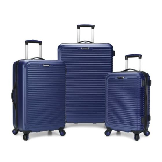 Savannah 3pc Hardside Spinner Set Black