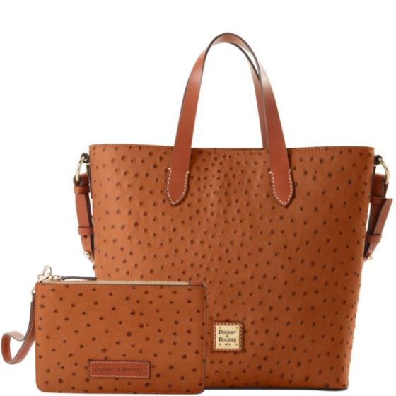Ostrich Liliana with Pouch