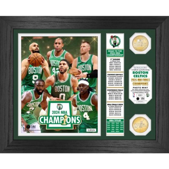 Boston Celtics 2024 NBA Champions Banner Mint
