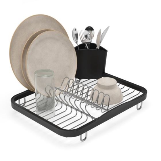 Sinkin Dish Rack  Smk/Nkl