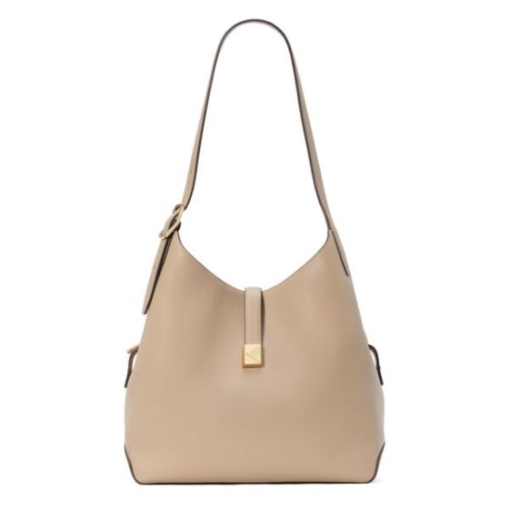 Deco Large Shoulder Bag - Timeless Taupe