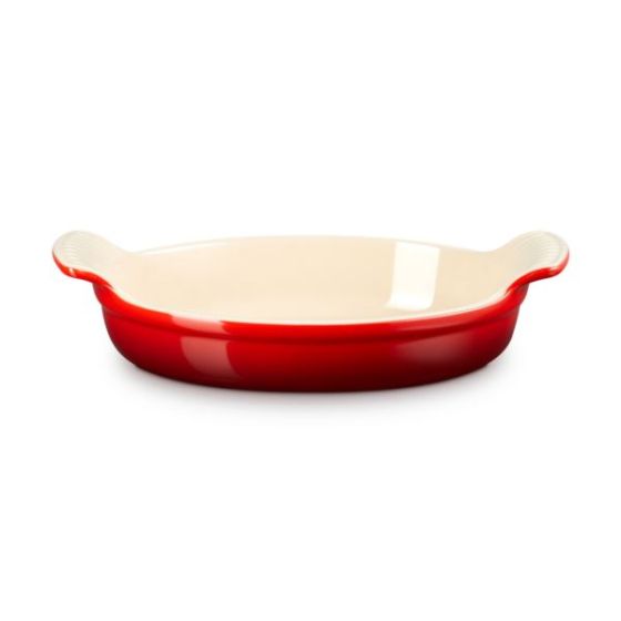 1qt Heritage Oval Baking Dish Cerise