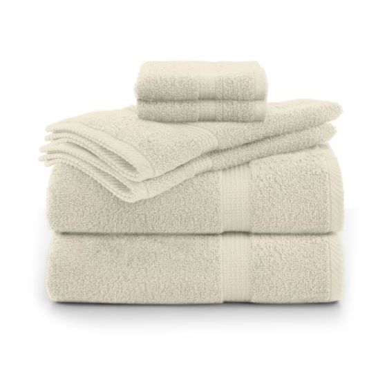 Essentials Bath Towel Set Size 6 Piece