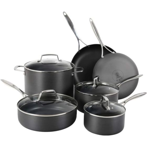 Pots and Pans Cookware Set Size 10 Pieces