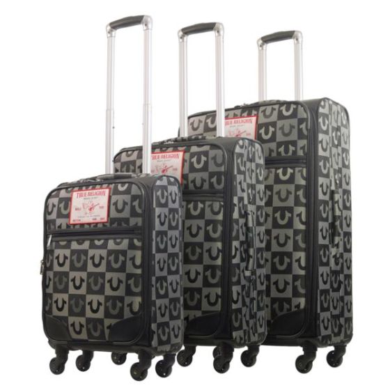 Soft Sided Spinner Luggage Set Size 3 Pieces