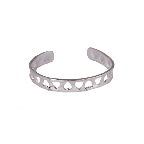 Silver Hearts Galore Bracelet
