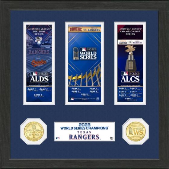 Texas Rangers 2023 Road to the World Series Bronze Coin Photo Mint