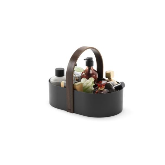 Bellwood Caddy Blk/Walnut