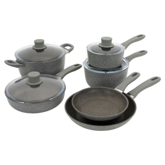 Parma Plus 10pc Aluminum Nonstick Ceramic Cookware Set