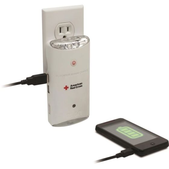 Emergency LED Flashlight, Blackout Alert, Nightlight