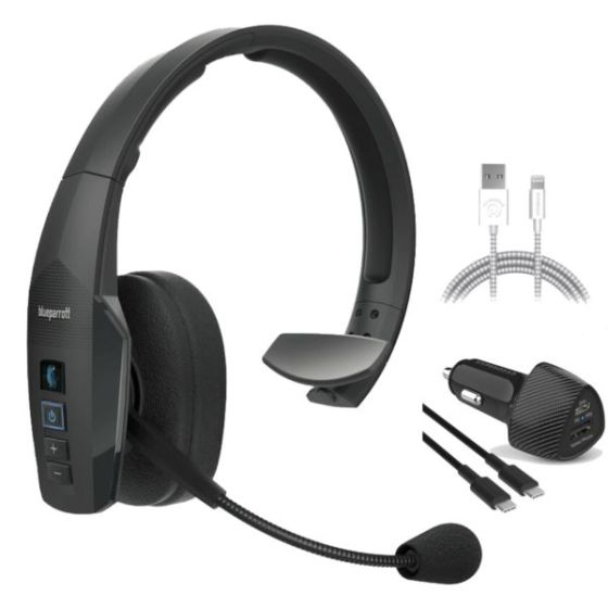 Jabra BlueParrott B450-XT Noise Canceling IP54-rated Headset - Trucking Bundle