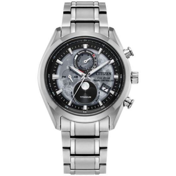 Citizen Mens Sport Luxury Titanium Bracelet watch, Gray dial