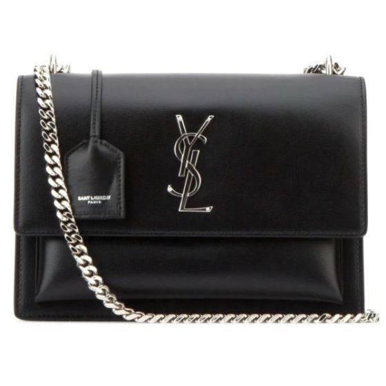 Sunset Medium YSL Crossbody Bag in Smooth Leather