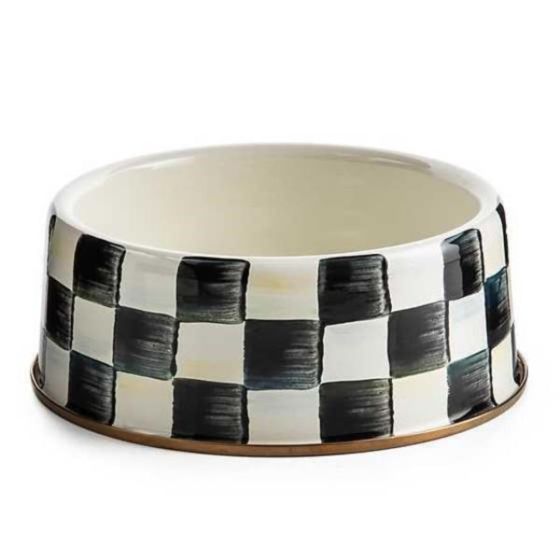 Royal Check Large Pet Dish