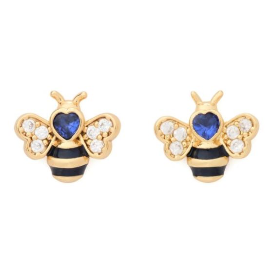 Garden Friends Bee Studs - Multi