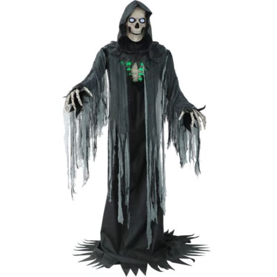 10-Ft. Tall Motion-Activated Towering Reaper, Premium Talking Halloween Animatronic
