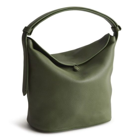 Astoria Shoulder Bag-Bronze Green-Leather