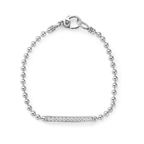 Diamond Beaded Bracelet Size 7