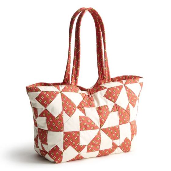 Small Hathaway Tote-Poppy Patchwork-Premium Cotton