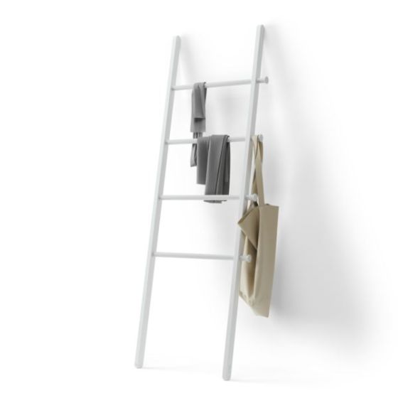Leana Leaning Ladder KD White