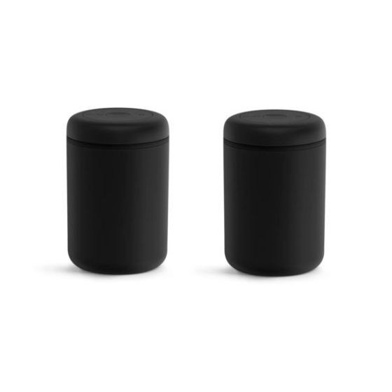Fellow Atmos 1.2L Vacuum Canister - Matte Black - Set of 2